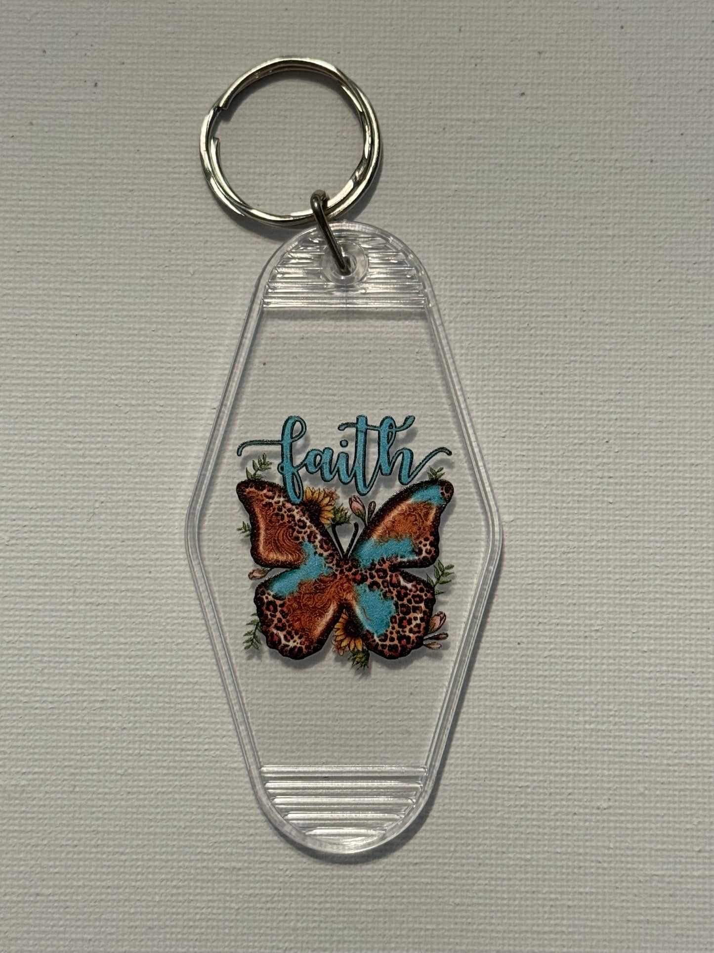 FAITH BUTTERFLY - KEYCHAIN