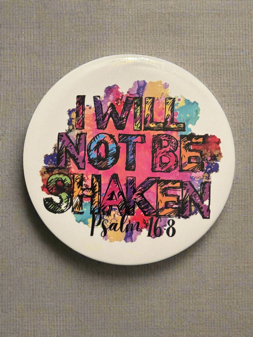 I WILL NOT BE SHAKEN- POCKET MIRROR