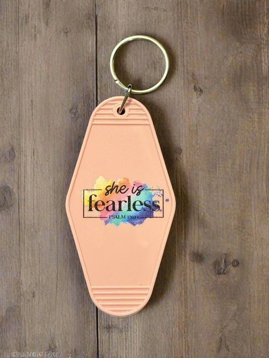 SHE IS FEARLESS- KEYCHAIN