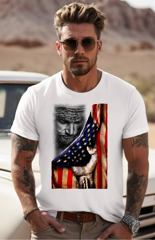 AMERICAN JESUS TEE